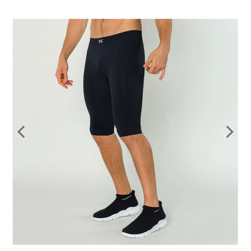 Lot of 2 Zensah Ultra Compression Men’s Recovery Bike Shorts XS